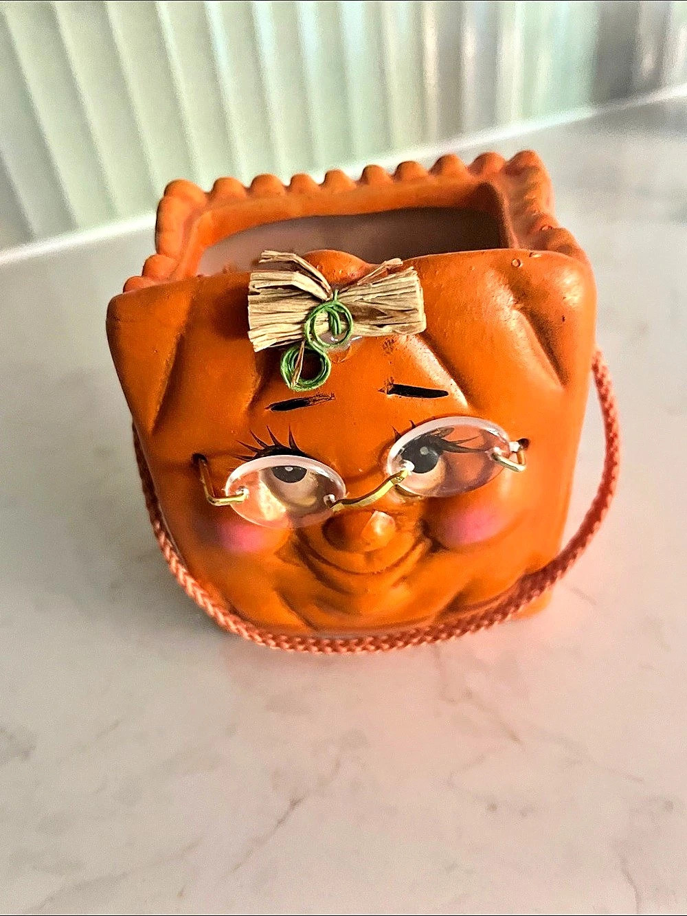 Pumpkin Face Halloween Ceramic pumpkin decoration